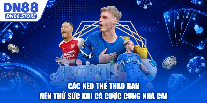 Các kèo thể thao bạn nên thử sức khi cá cược cùng nhà cái