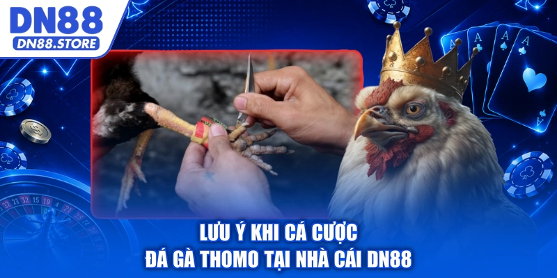 Lưu ý khi cá cược đá gà Thomo tại nhà cái DN88